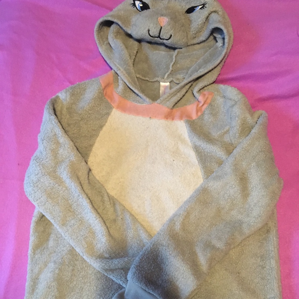 Cat hood sweat shirt